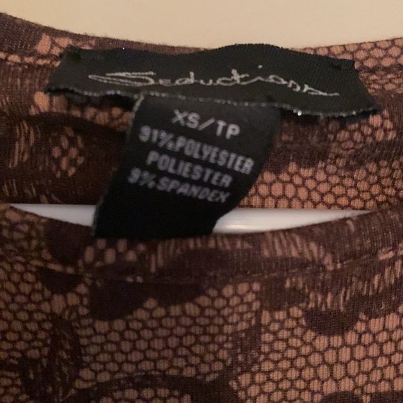 Lace pattern body hugging dress - Picture 2 of 3